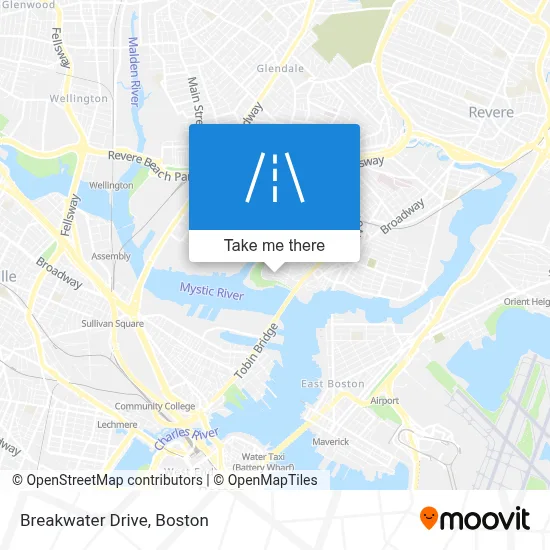 Breakwater Drive map