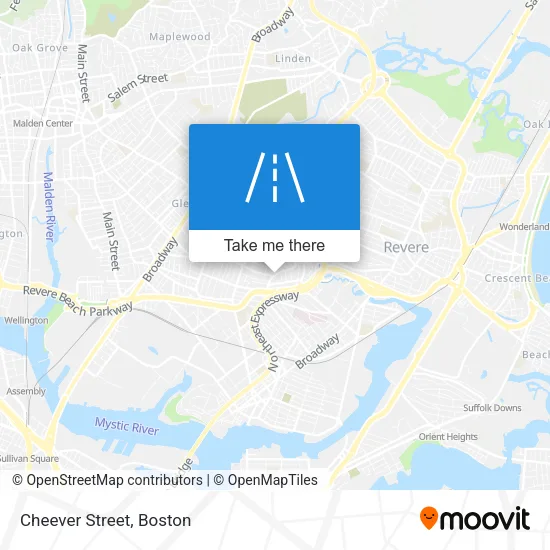 Cheever Street map