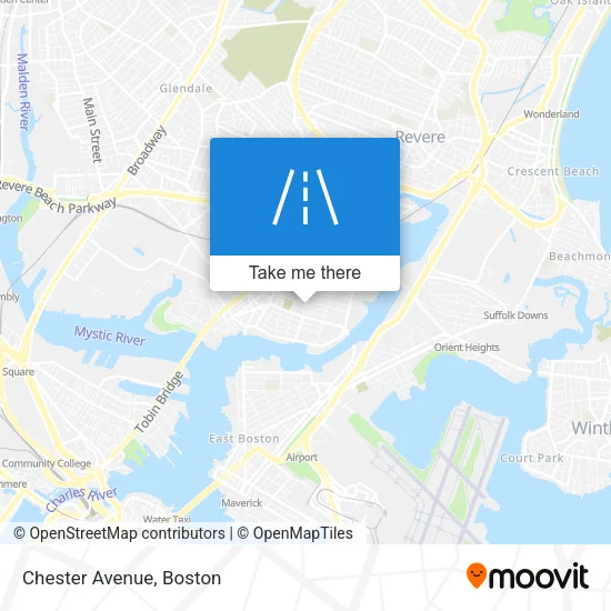 Chester Avenue map