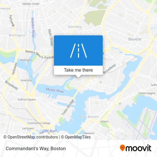 Commandant's Way map