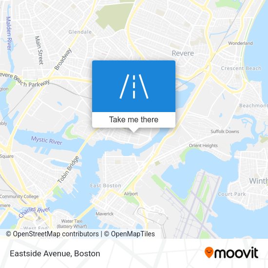 Mapa de Eastside Avenue