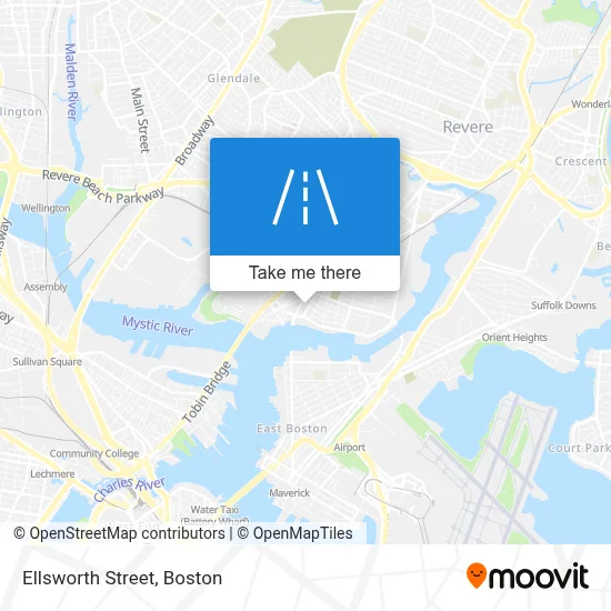 Ellsworth Street map