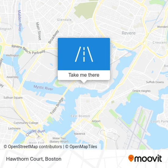 Hawthorn Court map