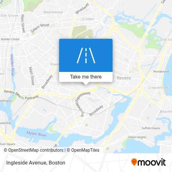 Ingleside Avenue map