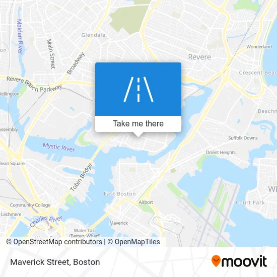 Maverick Street map