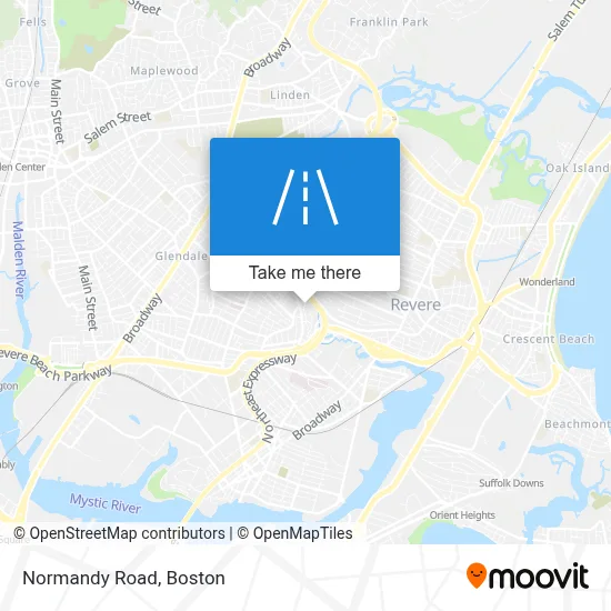 Normandy Road map