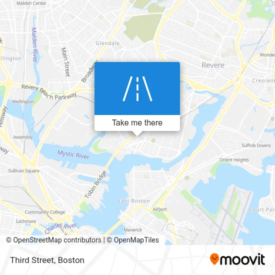 Third Street map