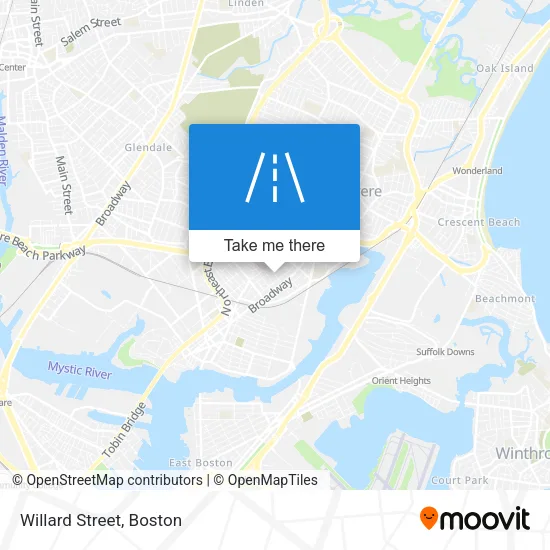 Willard Street map