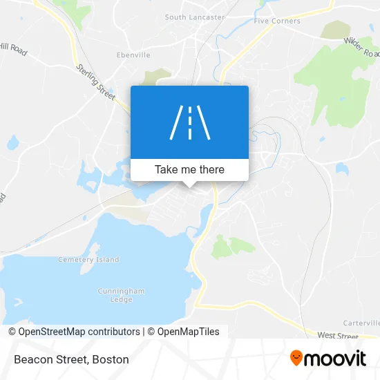 Beacon Street map