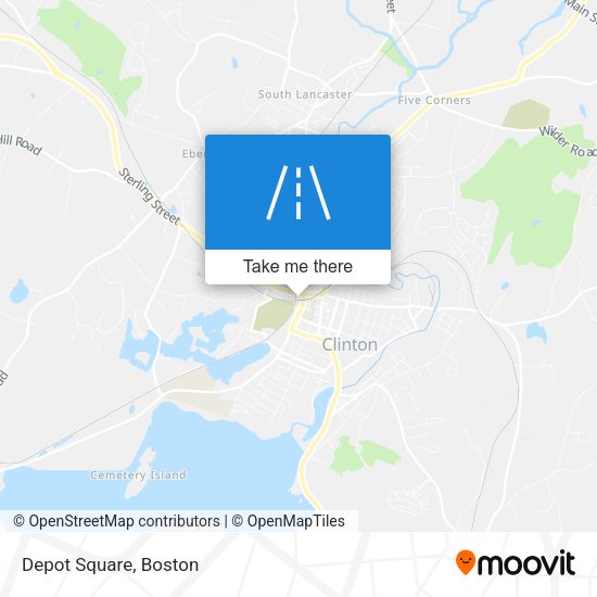 Mapa de Depot Square