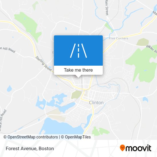 Mapa de Forest Avenue