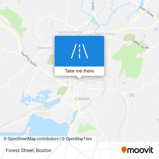 Forest Street map