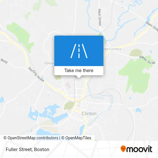 Fuller Street map