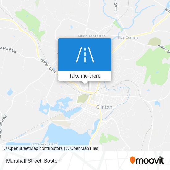 Mapa de Marshall Street