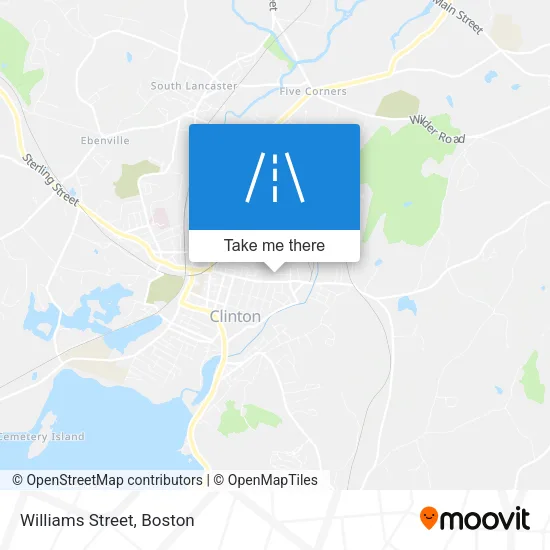 Williams Street map