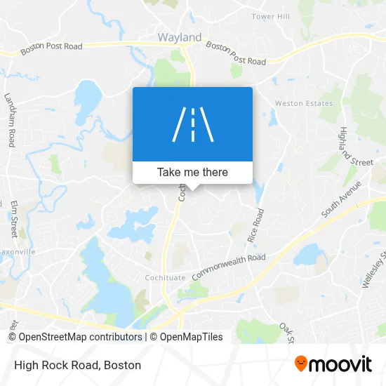 High Rock Road map