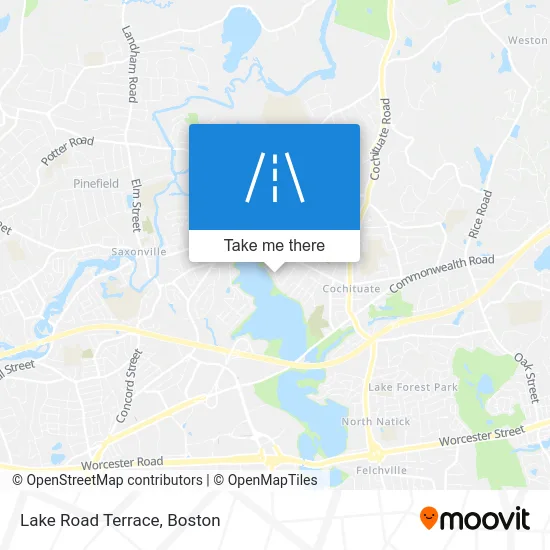 Lake Road Terrace map