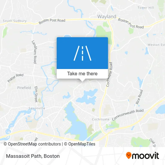 Massasoit Path map