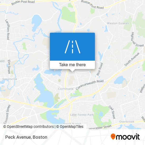 Mapa de Peck Avenue
