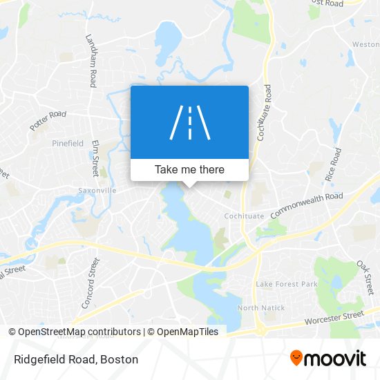 Ridgefield Road map