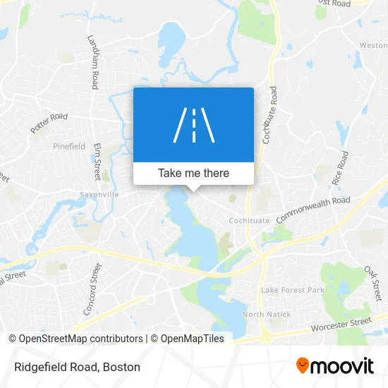 Ridgefield Road map