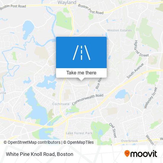 Mapa de White Pine Knoll Road