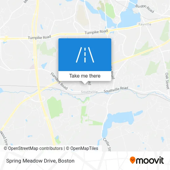 Spring Meadow Drive map