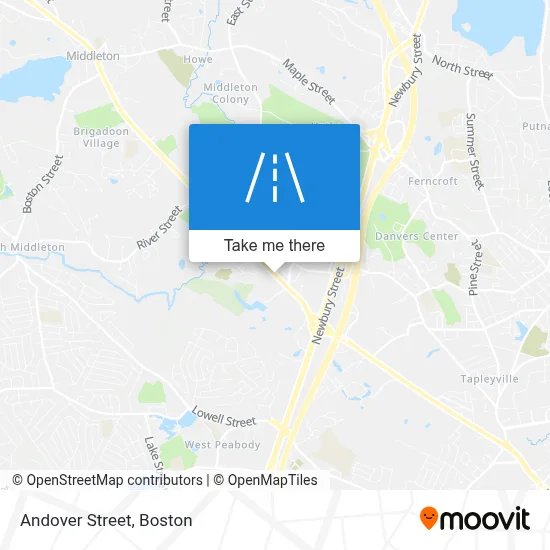 Andover Street map