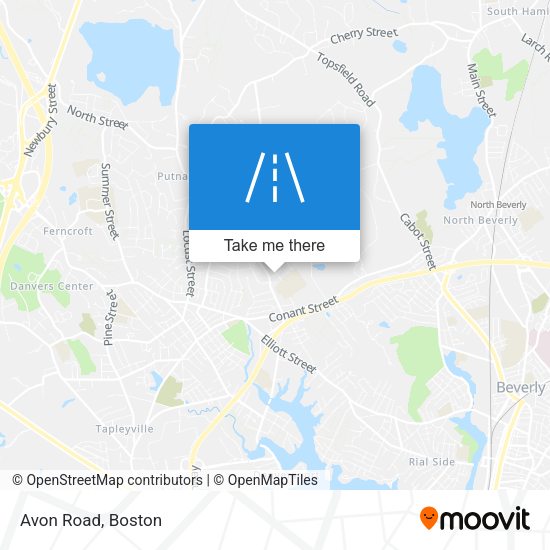 Mapa de Avon Road