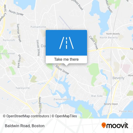 Mapa de Baldwin Road