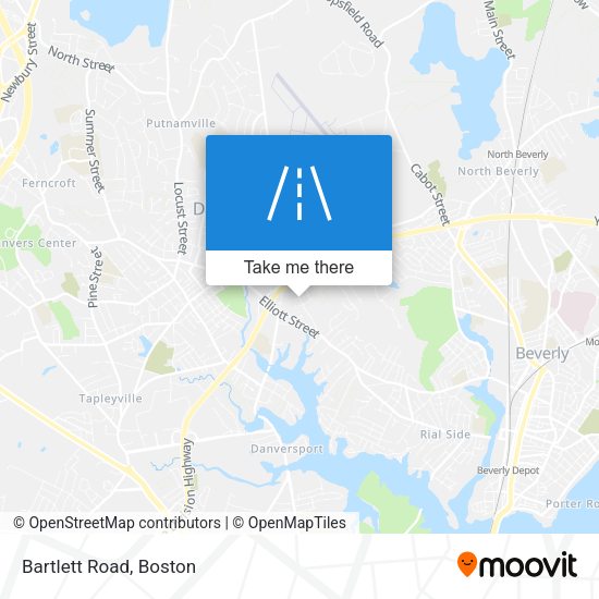 Bartlett Road map