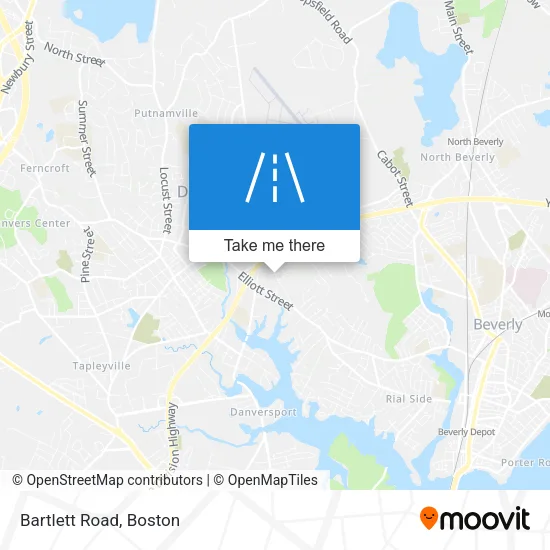 Mapa de Bartlett Road