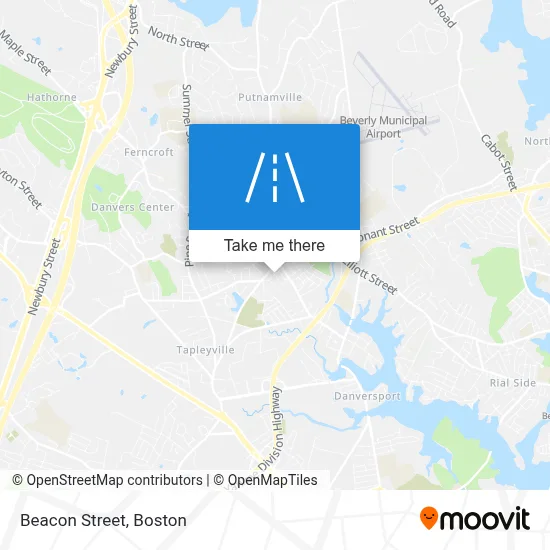 Beacon Street map