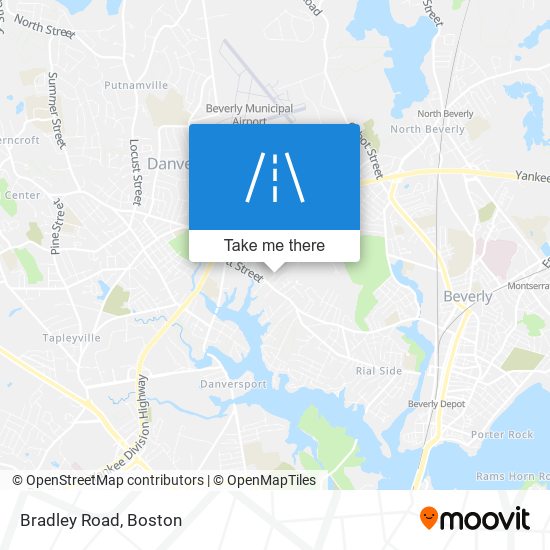 Bradley Road map