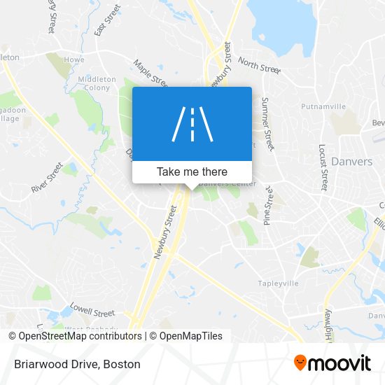 Mapa de Briarwood Drive