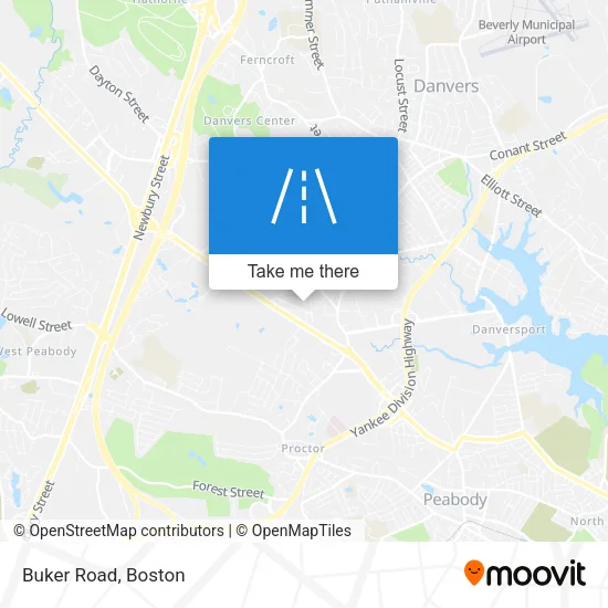 Buker Road map