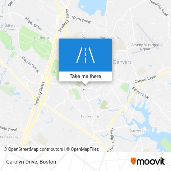 Mapa de Carolyn Drive