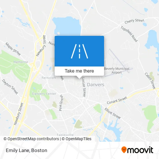 Emily Lane map