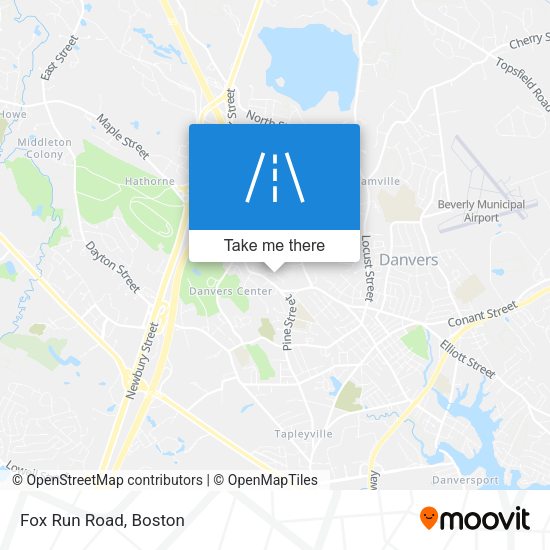 Mapa de Fox Run Road
