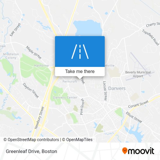 Greenleaf Drive map