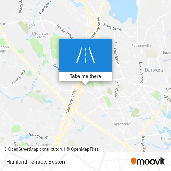 Highland Terrace map