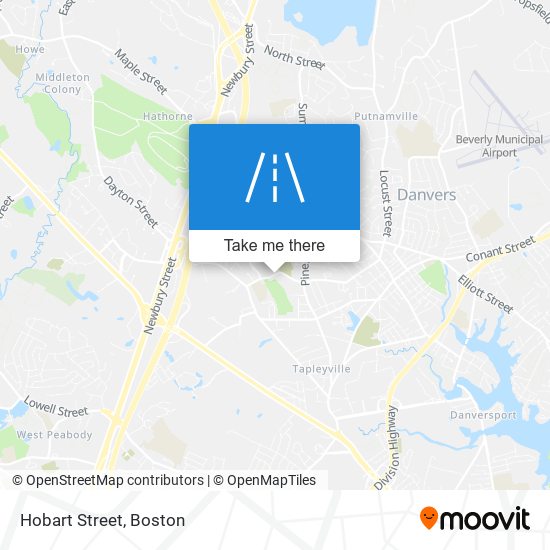 Hobart Street map