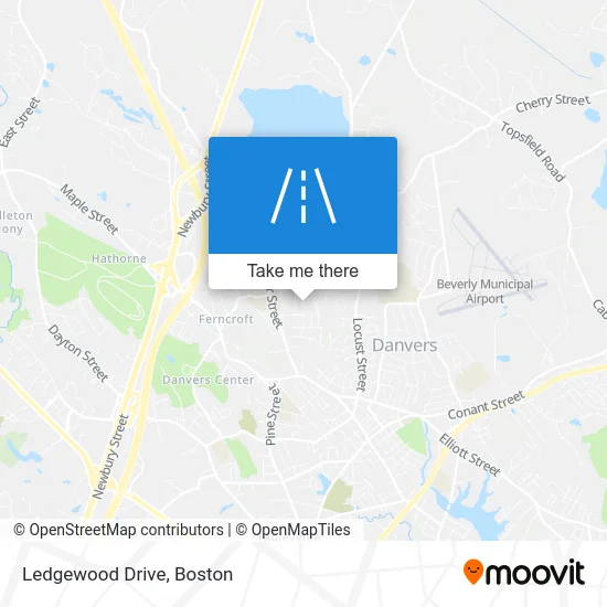 Ledgewood Drive map