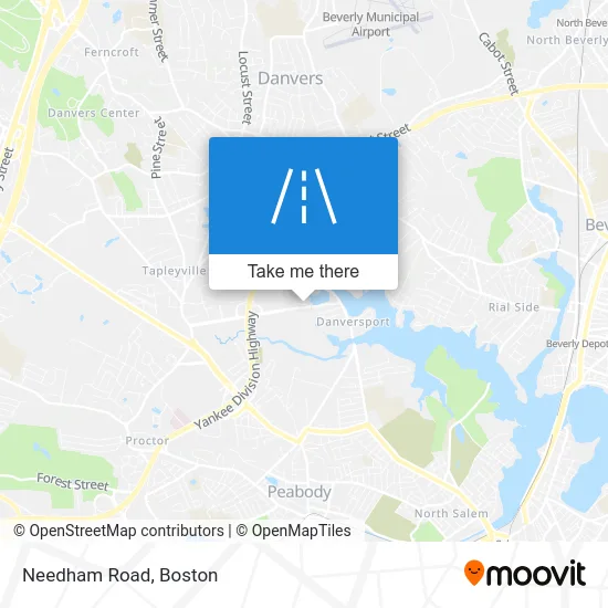 Needham Road map