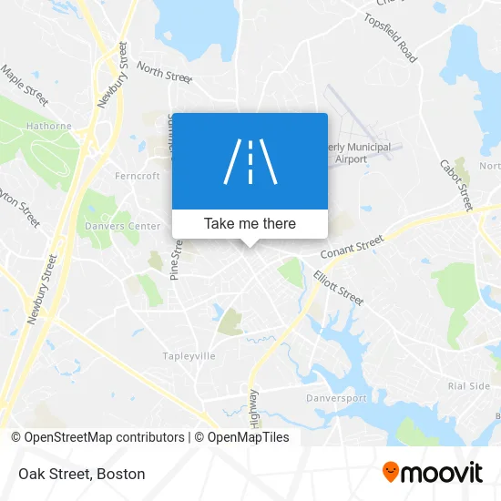 Oak Street map