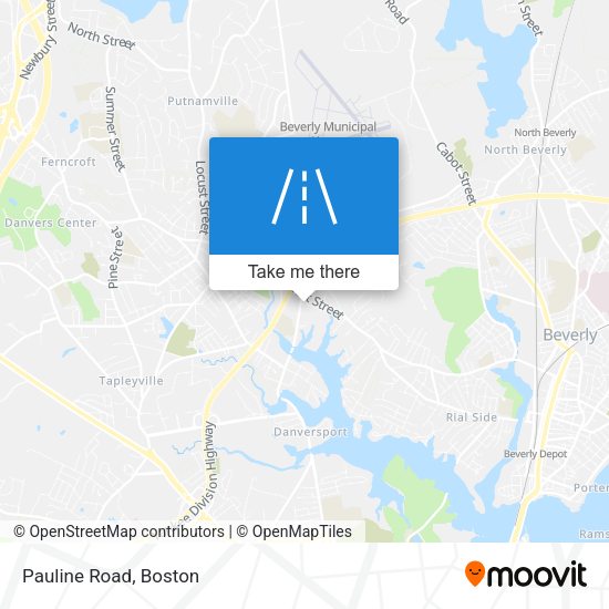 Mapa de Pauline Road