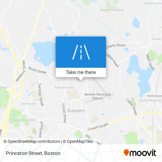 Mapa de Princeton Street