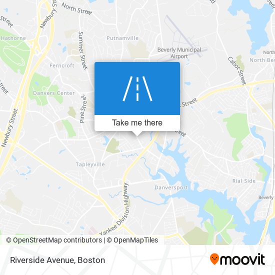 Mapa de Riverside Avenue