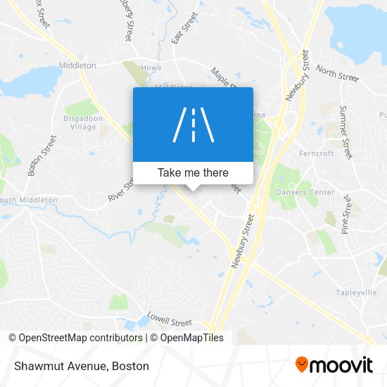 Mapa de Shawmut Avenue