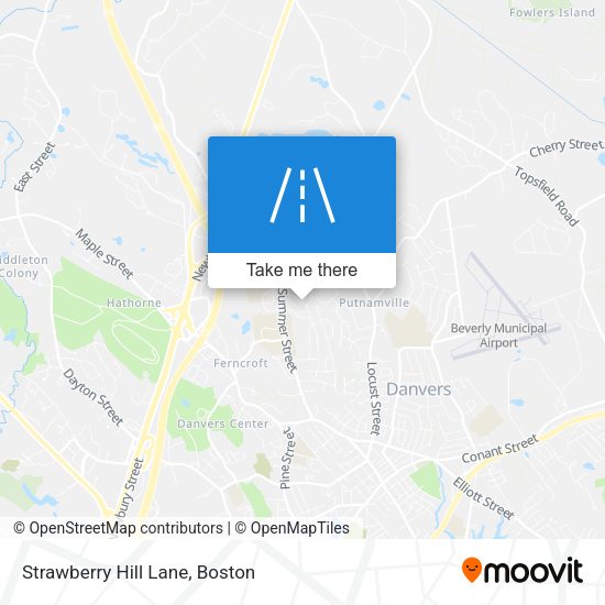 Mapa de Strawberry Hill Lane